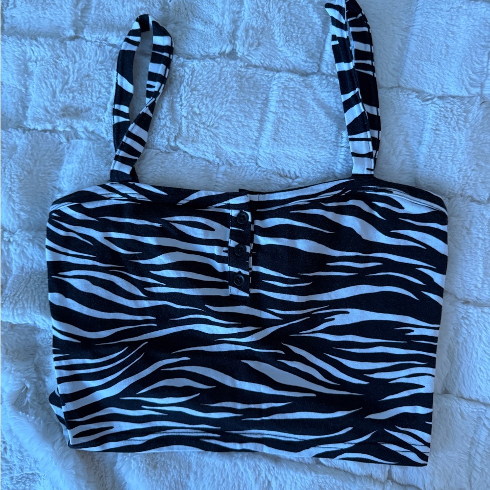 Zebra Print Women's Top